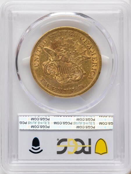 1854 $20 Small Date 40 PCGS