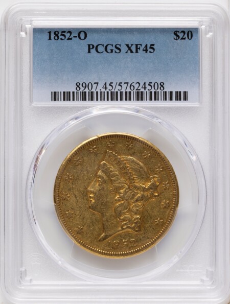 1852-O $20 45 PCGS