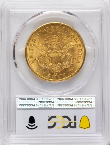1875-CC $20 61 PCGS