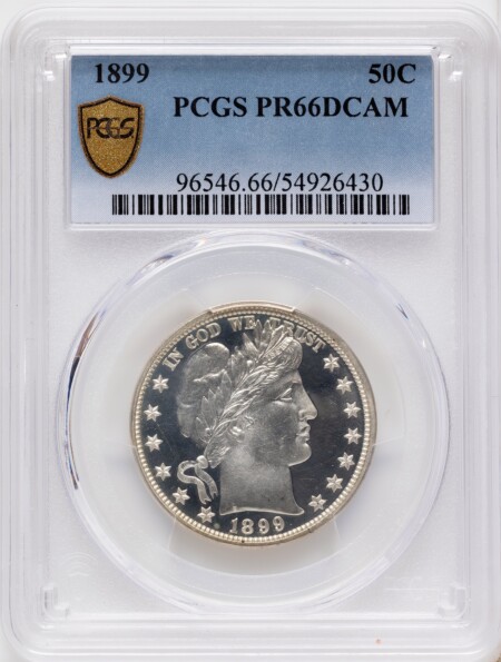 1899 50C, DC PCGS Secure 66 PCGS