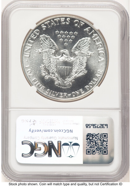 1988 Silver Eagle Mike Castle 70 NGC