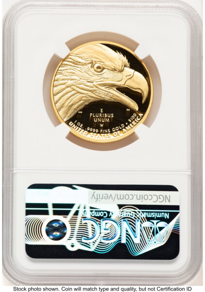2021-W G$100 American Liberty High Relief, DC Brown Label 70 NGC