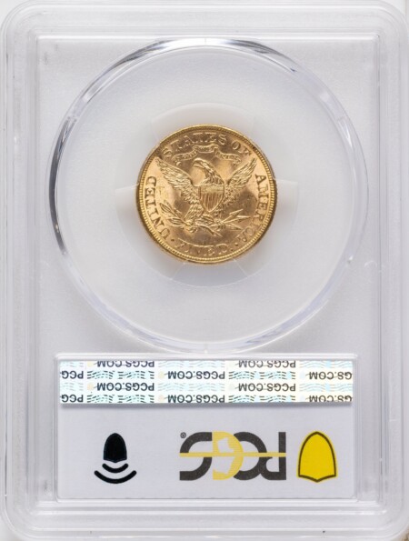1891 $5 64 PCGS