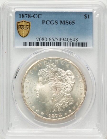 1878-CC S$1 PCGS Secure 65 PCGS