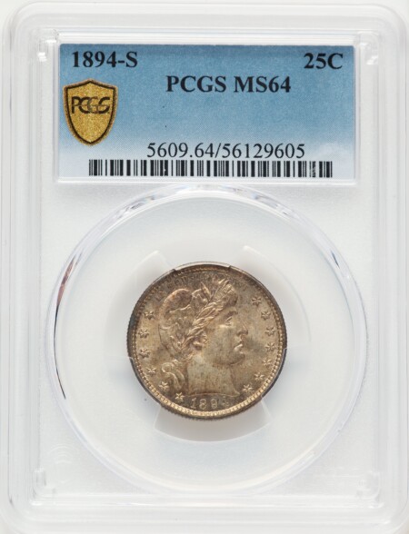1894-S 25C PCGS Secure 64 PCGS