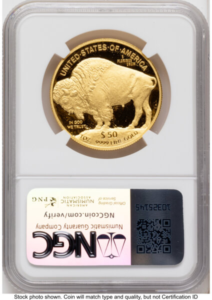 2012-W Proof Gold Buffalo 1 oz Mike Castle 70 NGC