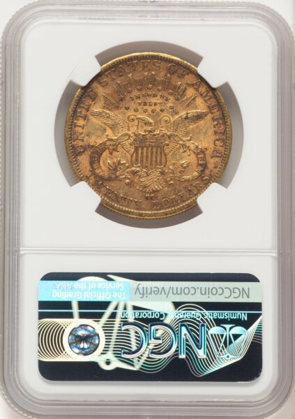 1884-CC $20 Brown Label 53 NGC