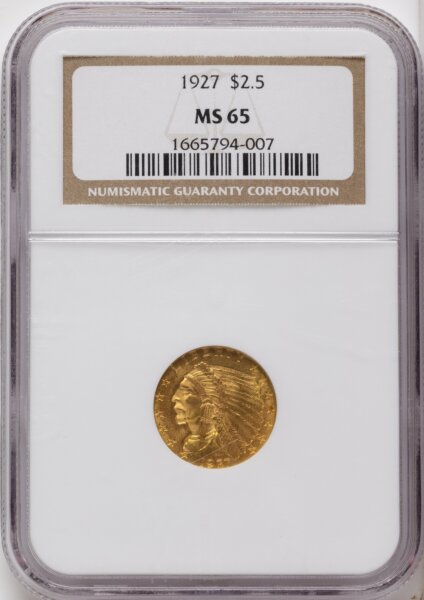 1927 $2 1/2 65 NGC