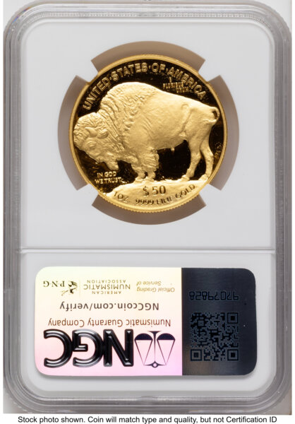 2022-W Proof Gold Buffalo 1 oz Mike Castle 70 NGC