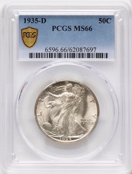 1935-D 50C PCGS Secure 66 PCGS