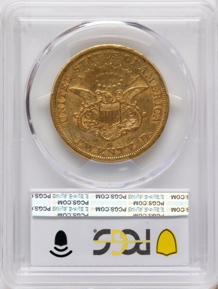 1863-S $20 40 PCGS