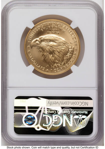 2026 Gold Eagle 1 oz FDI Jeff Garrett Red Book 70 NGC