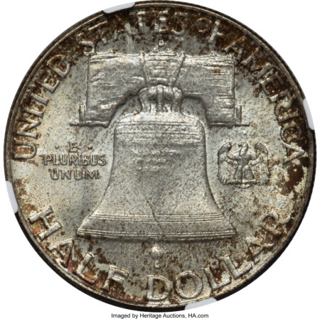 1951-D 50C, FL 67 NGC