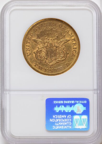1855-S $20 45 NGC