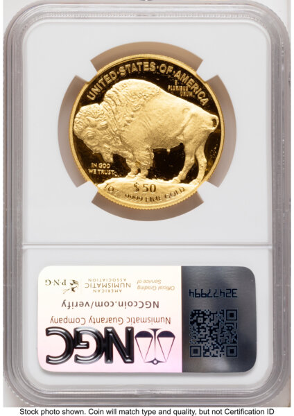 2015-W Proof Gold Buffalo 1 oz Mike Castle 70 NGC