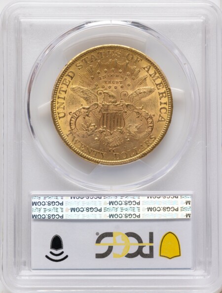 1884-CC $20 PCGS Secure 61 PCGS