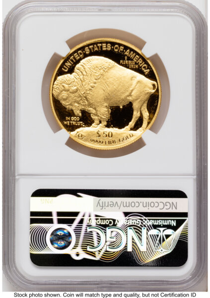 2014-W Proof Gold Buffalo 1 oz Red Book 70 NGC
