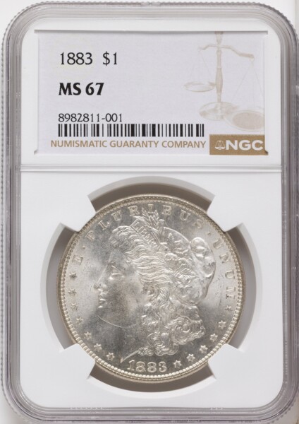 1883 S$1 67 NGC