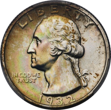 1932-S 25C CAC PCGS Secure PCGS Plus 66 PCGS