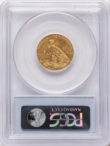 1908-D $5 63 PCGS