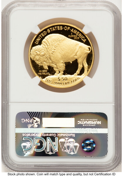 2010-W Proof Gold Buffalo 1 oz Mike Castle 70 NGC