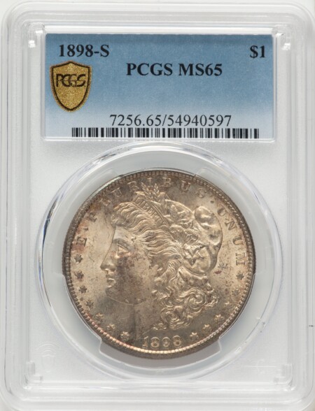 1898-S S$1 PCGS Secure 65 PCGS