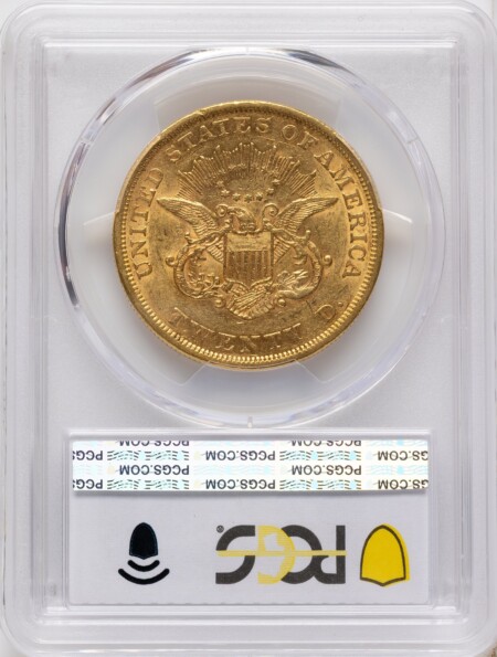 1853 $20 50 PCGS