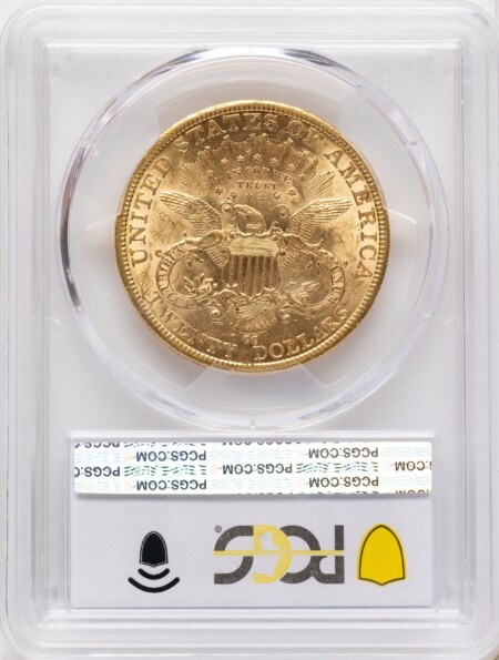 1884-CC $20 PCGS Secure 58 PCGS