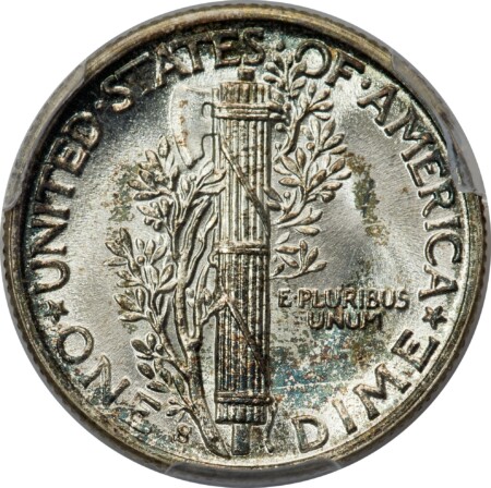 1942-S 10C, FB PCGS Secure 68 PCGS