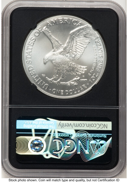 2021 Silver Eagle Type 2 ER David J Ryder Mint Director's Series Blk Core 70 NGC
