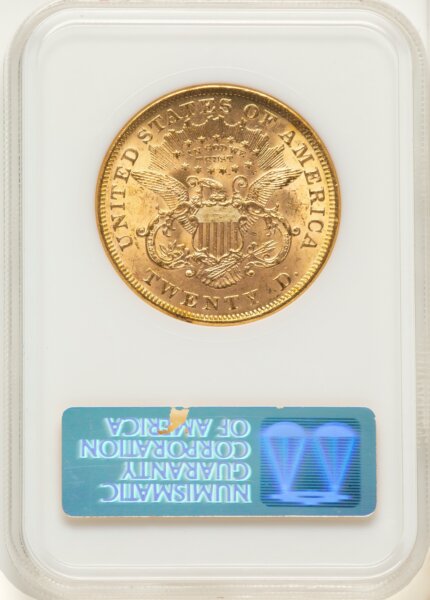 1873 $20 OPEN 3 61 NGC