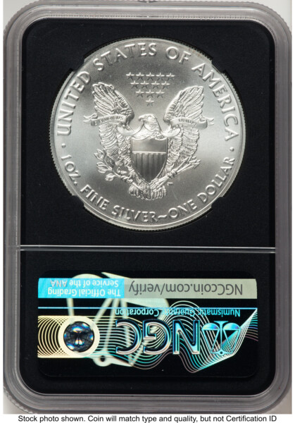 2021 Silver Eagle Type 1 FDI Anna Cabral US Treasurer's Collection Series Blk Core 70 NGC