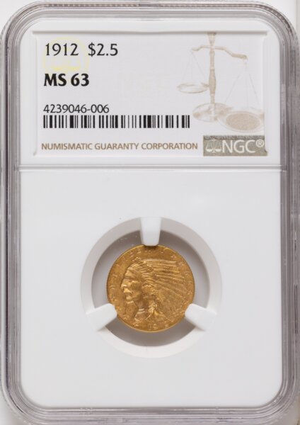 1912 $2 1/2 63 NGC