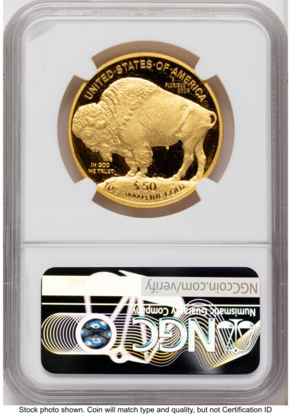 2008-W Proof Gold Buffalo 1 oz Red Book 70 NGC