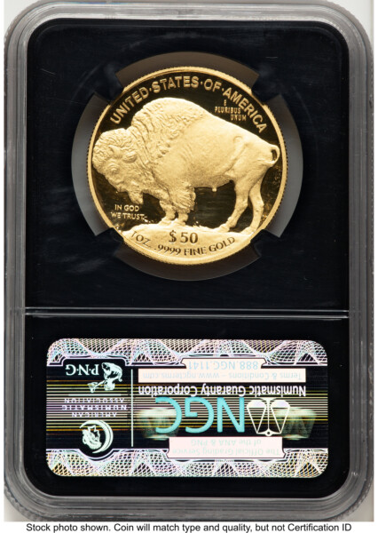 2013-W Proof Gold Buffalo 1 oz Chicago ANA Gold Buffalo Label Blk Core 70 NGC