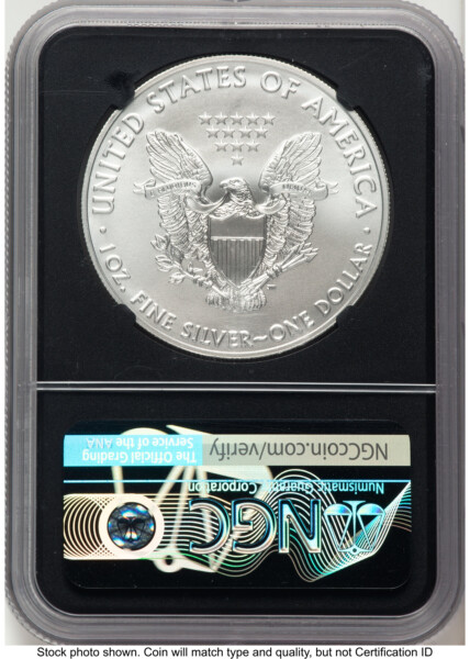 2021-(S) Silver Eagle Type 1 Emergency Production FDI John Mercanti Blk Core 70 NGC