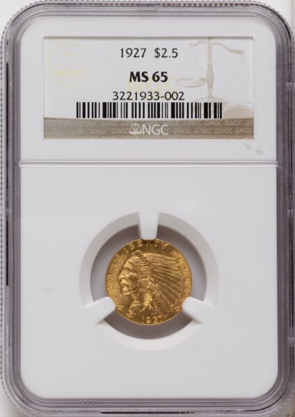 1927 $2 1/2 65 NGC