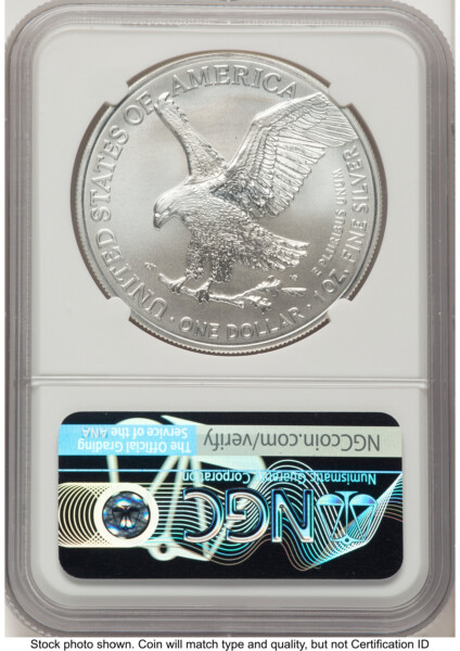 2021 Silver Eagle Type 2 FDR Ed Moy 70 NGC