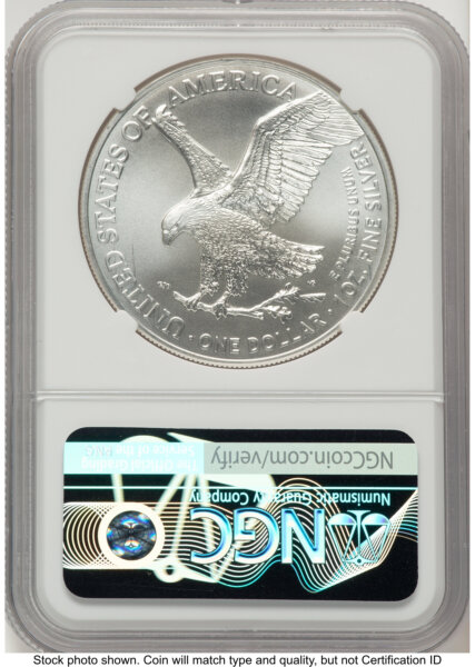 2021 Silver Eagle Type 2 Premier Select Series First Day of Production 70 NGC