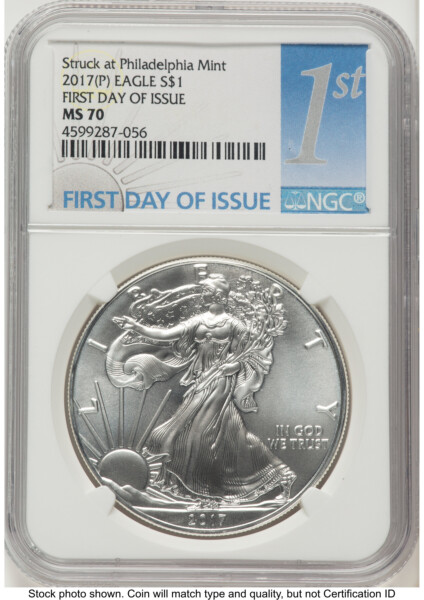 2017-(P) Silver Eagle FDI 1ST 70 NGC