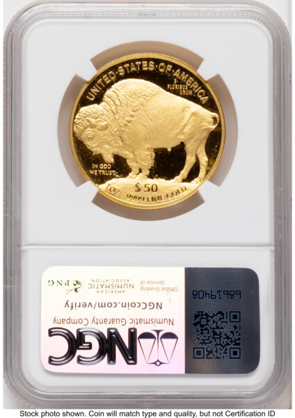 2019-W Proof Gold Buffalo 1 oz Mike Castle 70 NGC