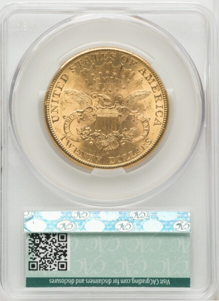 1898-S $20 62 CACG