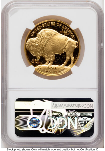 2024-W Proof Gold Buffalo 1 oz Red Book 70 NGC
