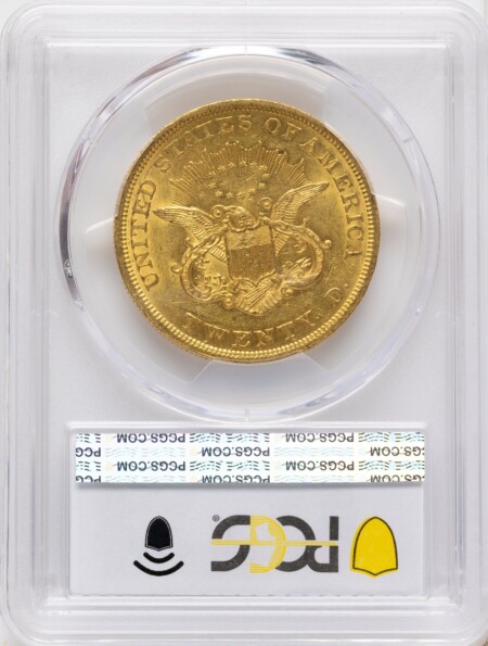 1850 $20 58 PCGS
