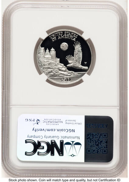 1998-W Proof Platinum Eagle 1/2 oz Brown Label 70 NGC