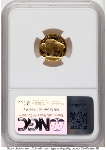 2008-W Proof Gold Buffalo 1.85 oz Mike Castle 70 NGC