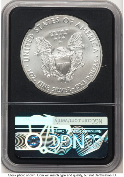 2021 Silver Eagle Type 1 Ed Moy/David J Ryder Mint Director's Series Blk Core 70 NGC