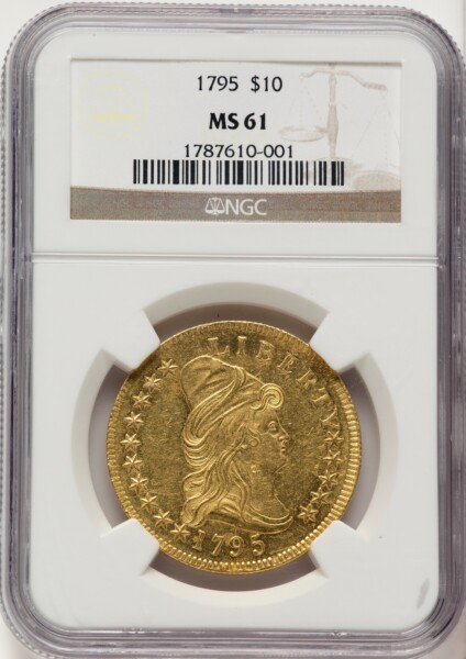 1795 $10 13 Leaves 61 NGC