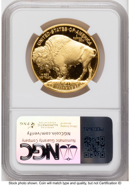 2007-W Proof Gold Buffalo 1 oz Mike Castle 70 NGC