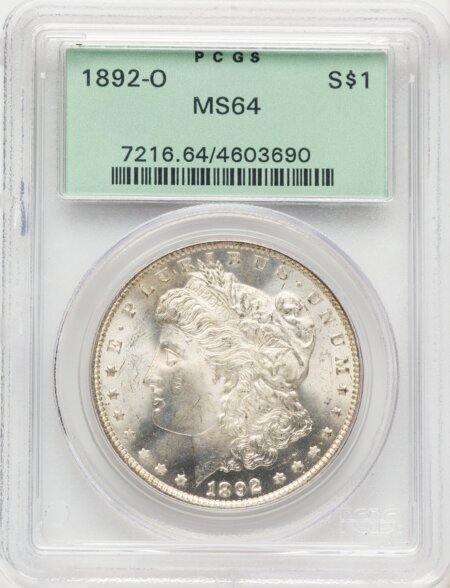 1892-O S$1 64 PCGS